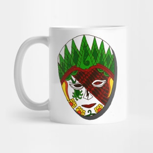 Two Face Pattern Mug